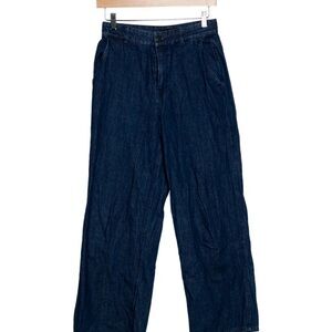 Jenni Kayne Dark High Rise Wide-Leg Jeans